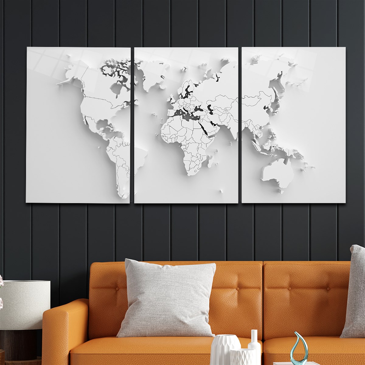 Tempered Glasss Wall Arts Art-Themed Set