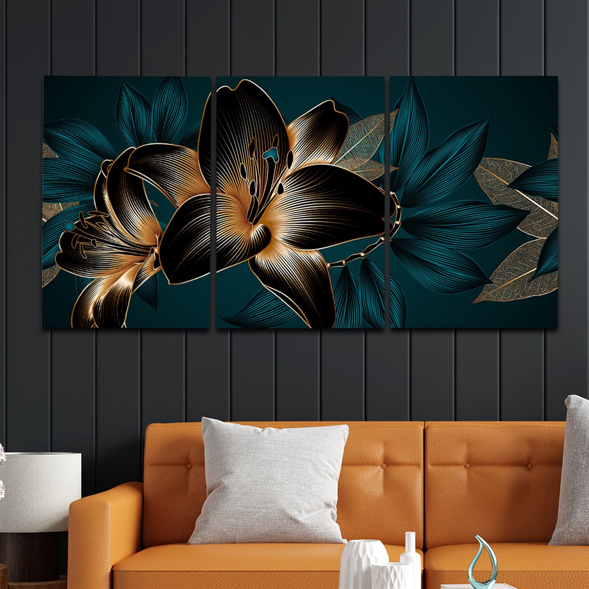 Tempered Glasss Wall Arts Art-Themed Set