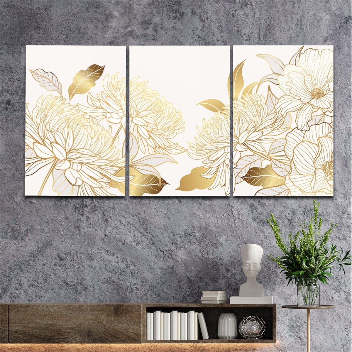 Tempered Glasss Wall Arts Art-Themed Set