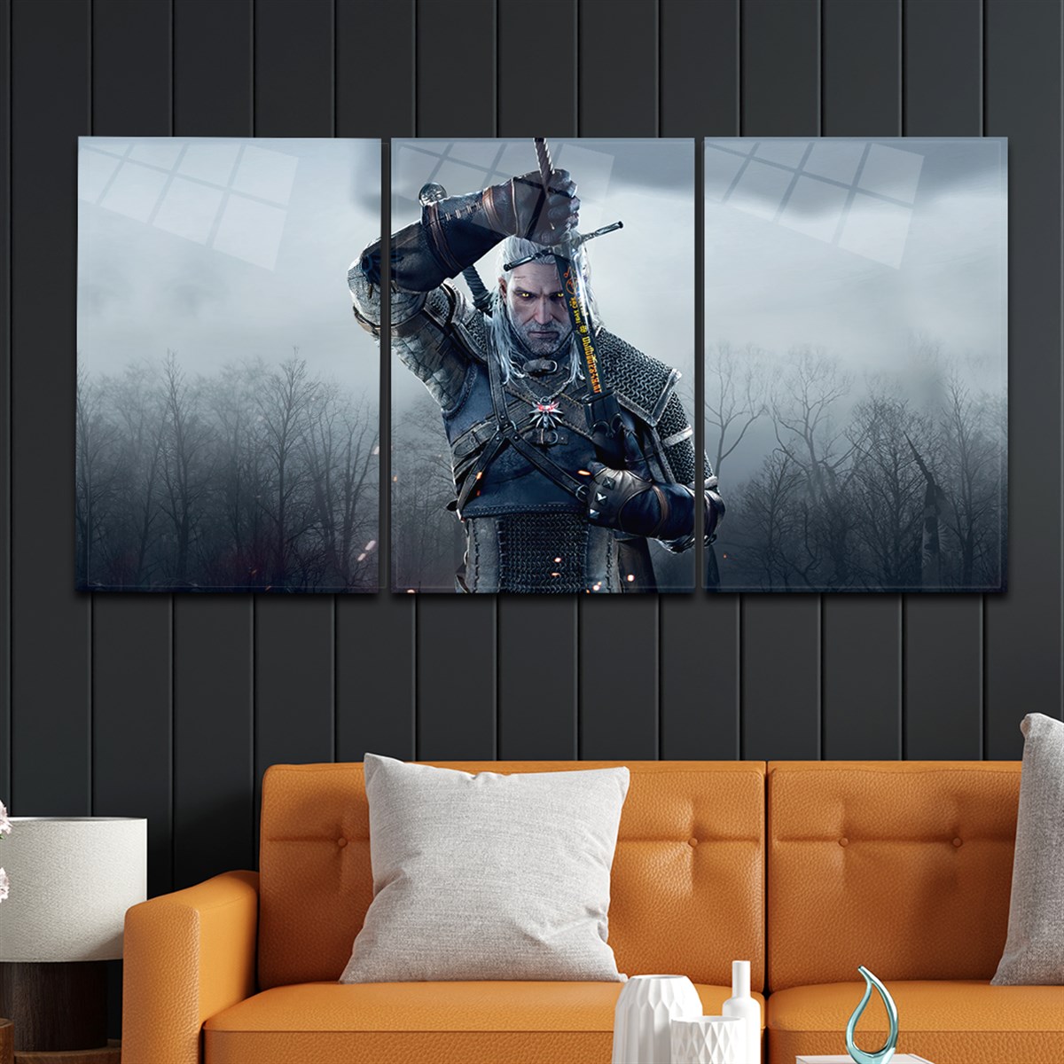 Tempered Glasss Wall Arts Art-Themed Set