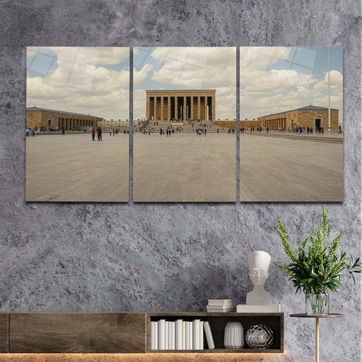 Anıtkabir Glass Wall Art Set 