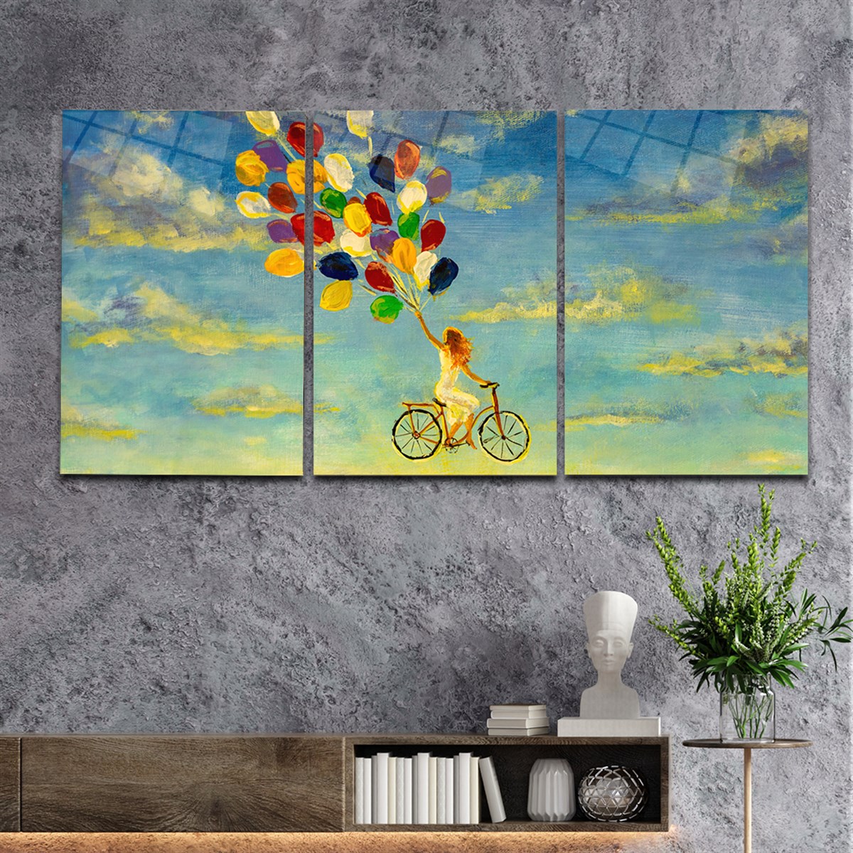 Tempered Glasss Wall Arts Art-Themed Set