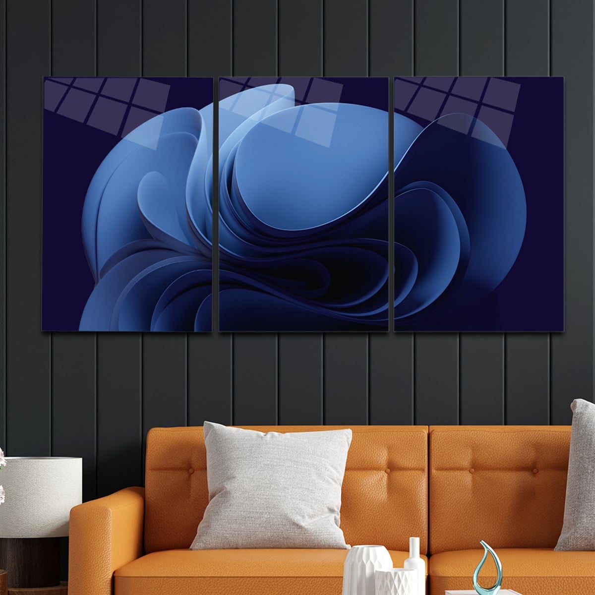 Tempered Glasss Wall Arts Art-Themed Set