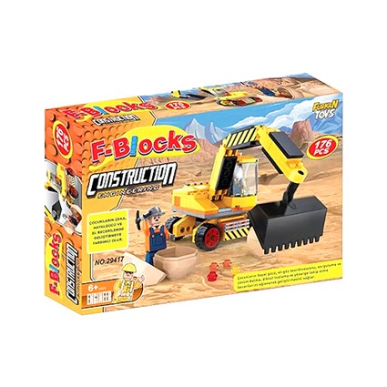 Furkan Toys F-Blocks İnşaat Lego Seti 176 Parça