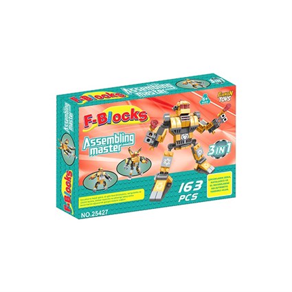 Furkan Toys F-Blocks Master Seri 163 Parça Robot Seti - Pembisden