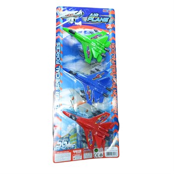 Nizam Oyuncak 3'Lü Plastik Savaş Uçağı Seti - Pembisden