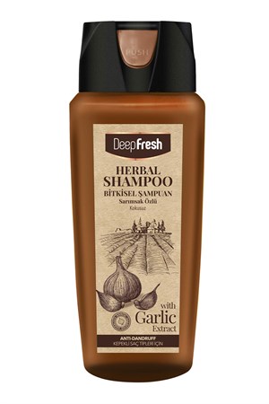 deep fresh harbal shampoo sarımsak özlü 500 ml