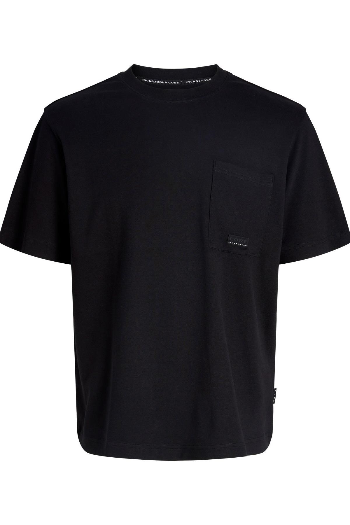 Jack & Jones JCOFUSION Cepli Logo Detaylı Bisiklet Yaka Erkek T-Shirt 