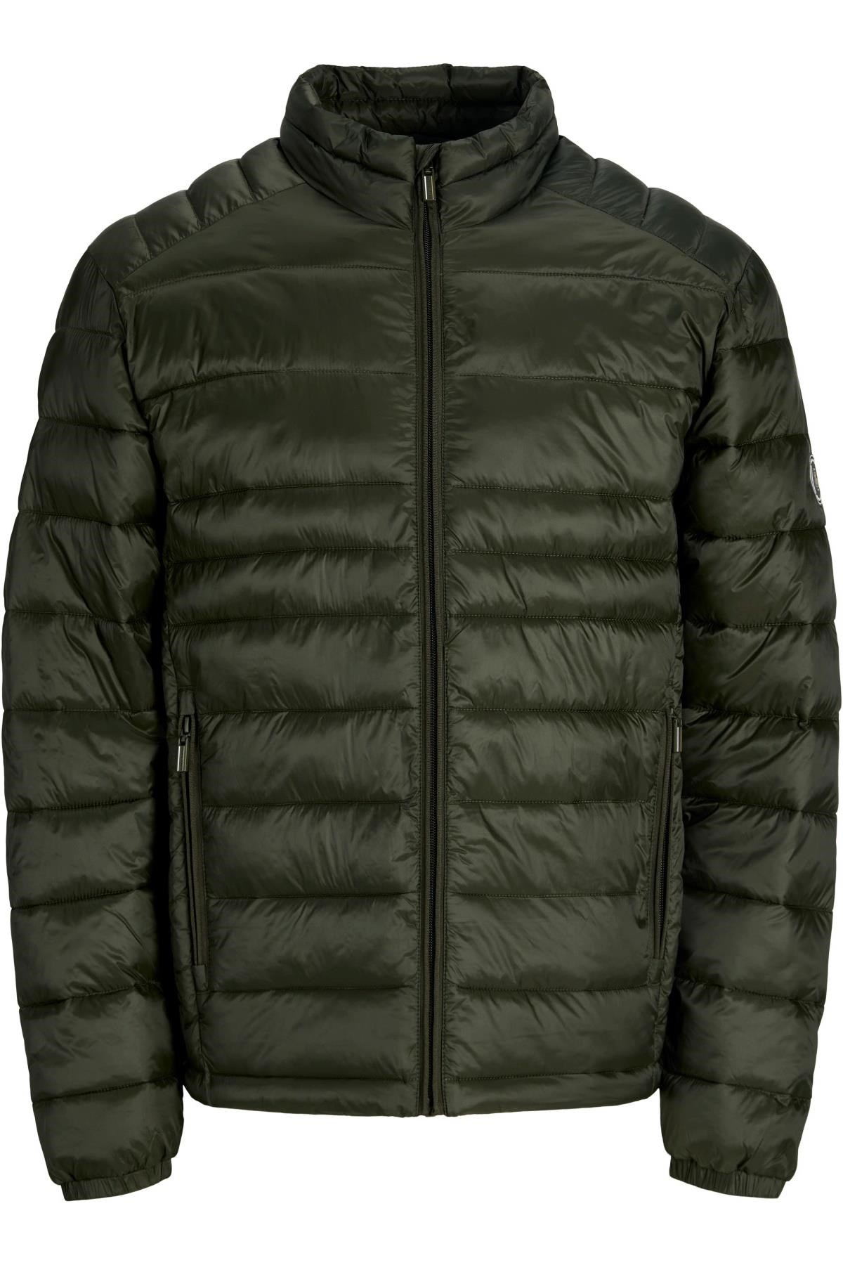 Jack & Jones JJEKINGSLEY Erkek Hafif Şişme Mont Dik Yaka Günlük Rahat 