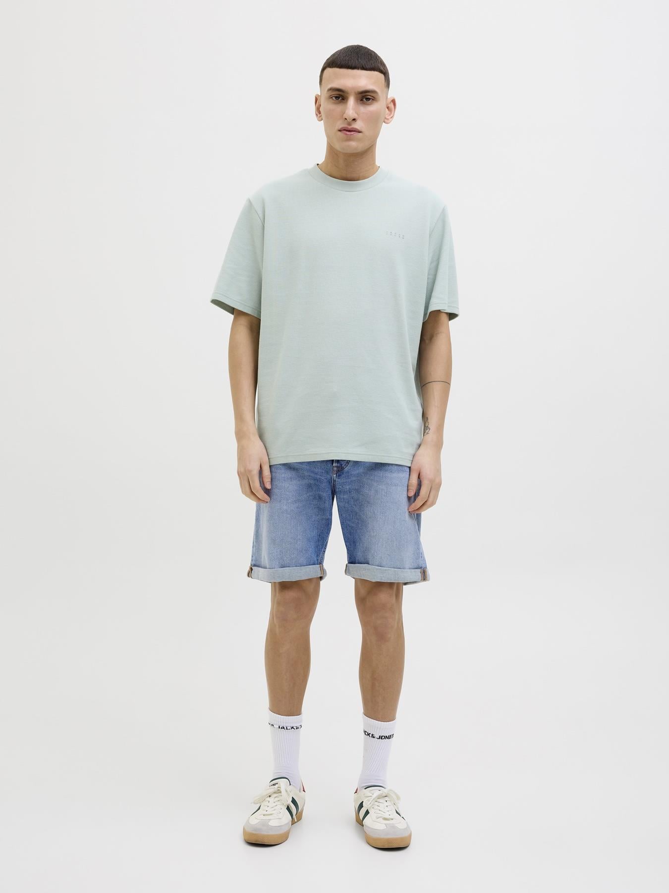 Jack & Jones JJIRICK JJIORIGINAL Erkek Denim Şort - Esnek ve Rahat Kalıp 