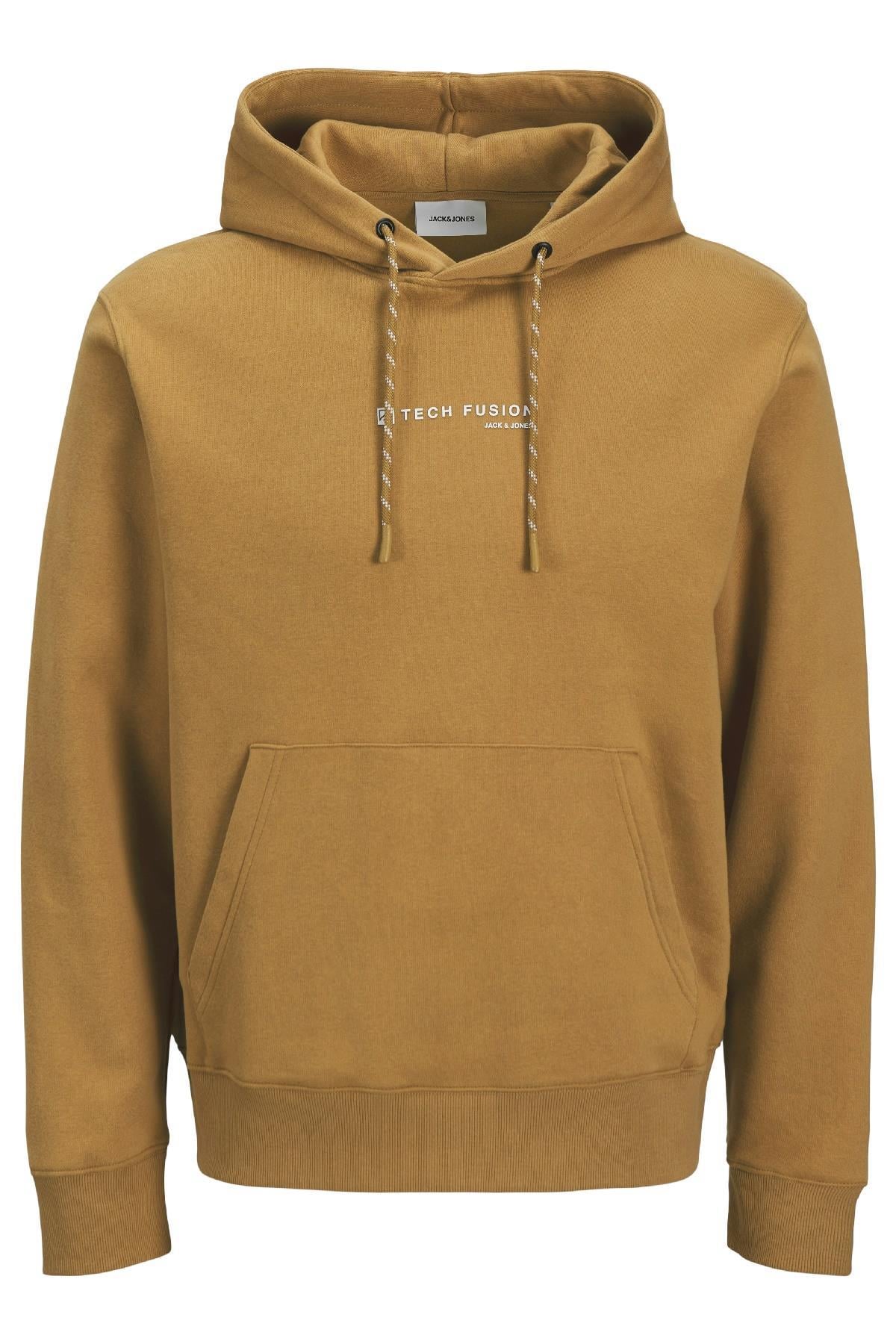 Jack & Jones JJSKI Kapüşonlu Sweatshirt – Erkek Logo Hoodie AW25 
