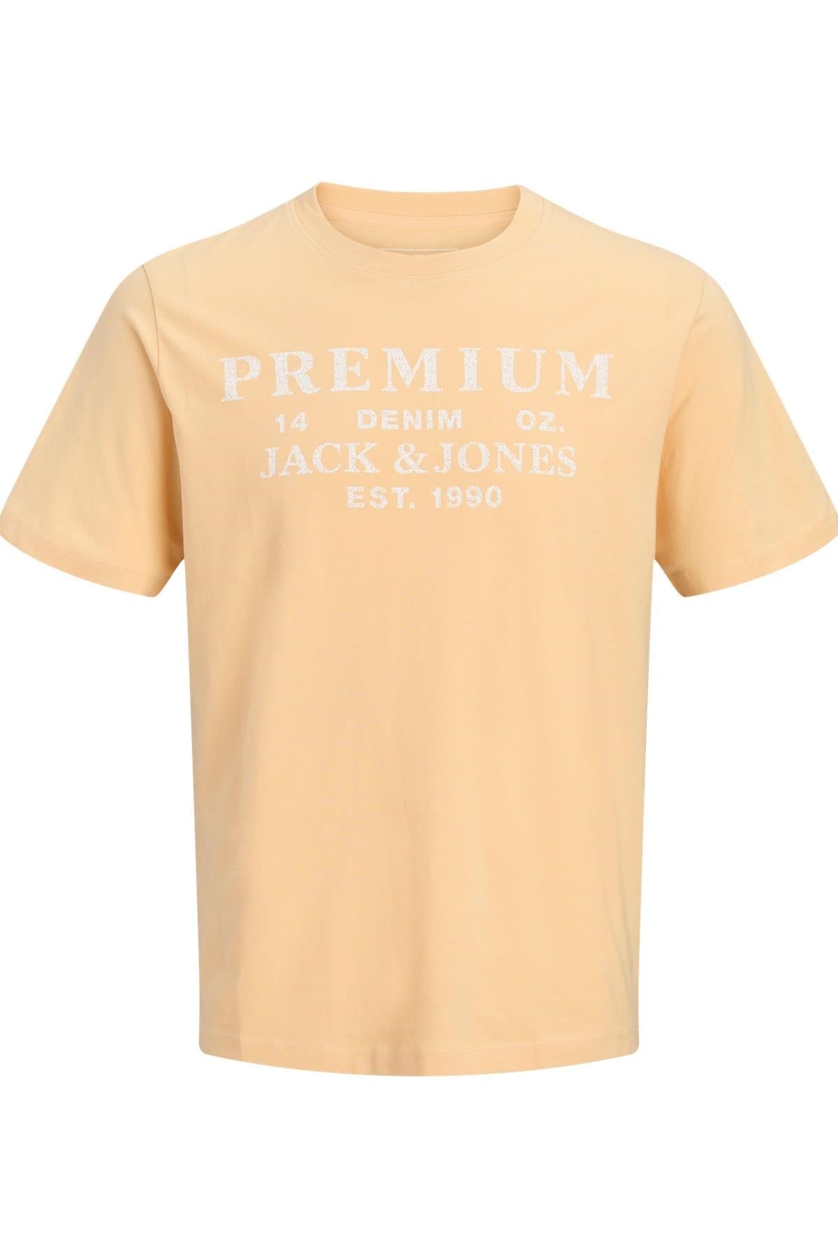 Jack & Jones JPRBLUCALVIN SS Tee Erkek Kısa Kollu Basic T-Shirt Pamuklu 