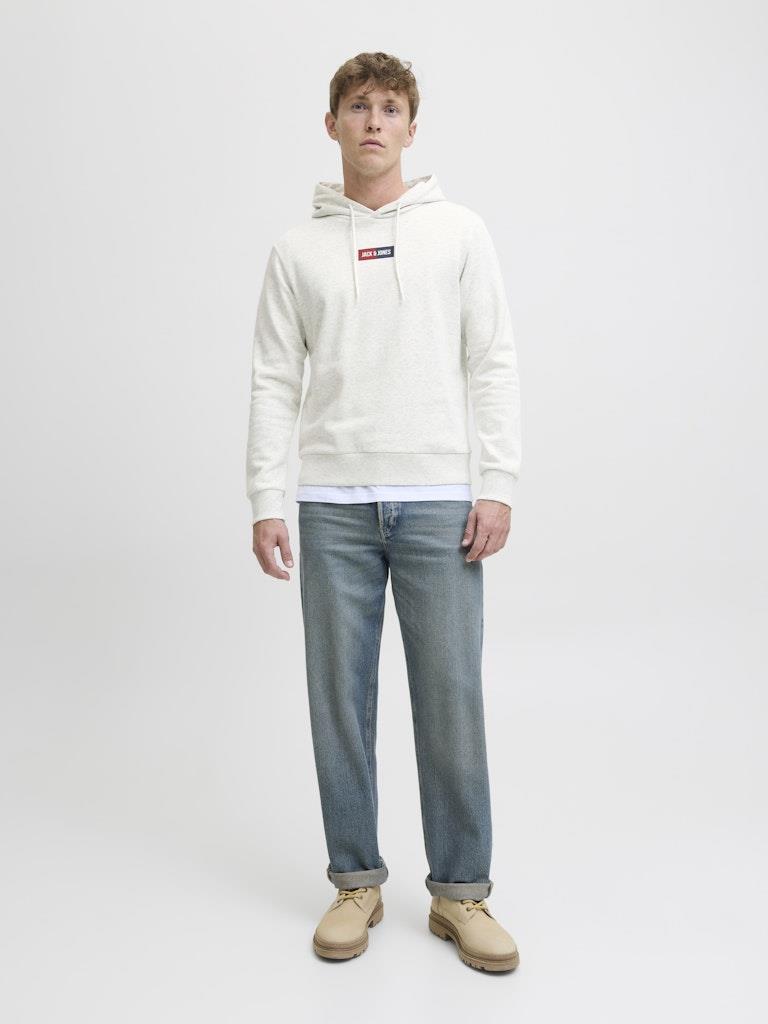 Jack & Jones Pan Erkek Hoodie – Kapüşonlu Sweatshirt – Rahat Fit Uzun Kollu 