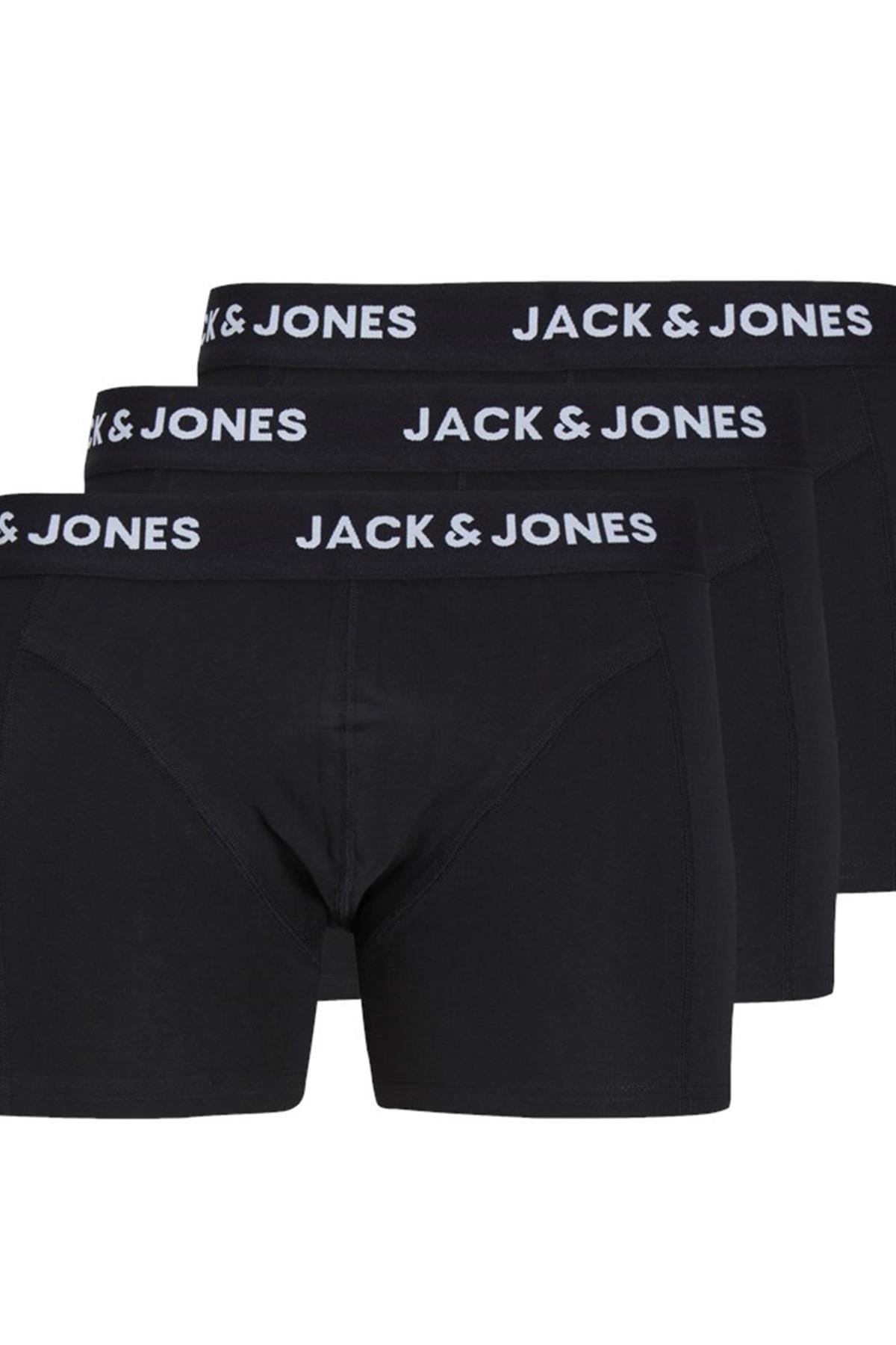 JACK&JONES JACANTHONY TRUNKS 3 PACK BLACK 12171944 