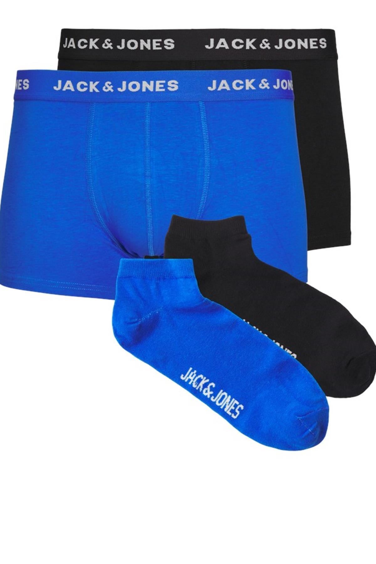 JACK&JONES JACDAVID SOLID WEEKENDSET 12252641 MAVİ