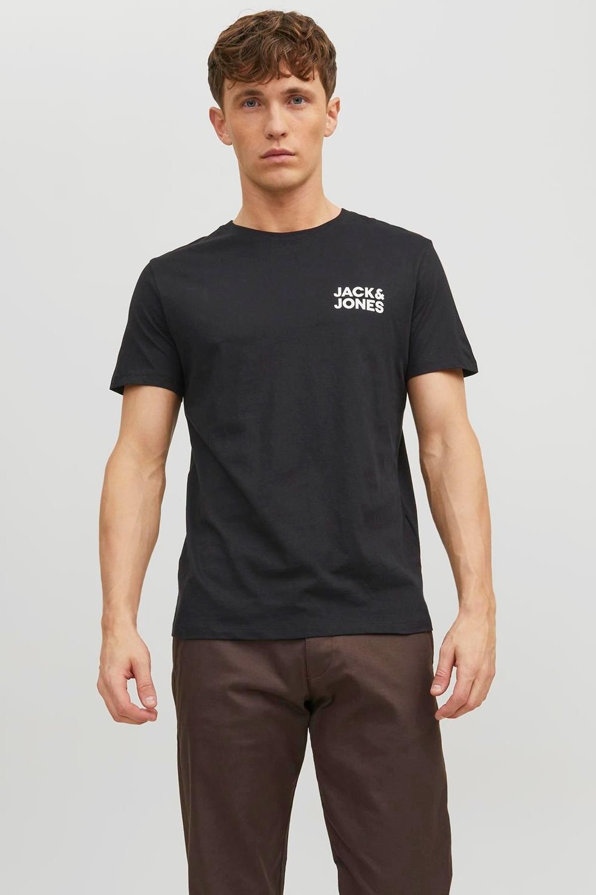 JJECORP LOGO TEE SS O-NECK NOOS 12151955 SİYAH