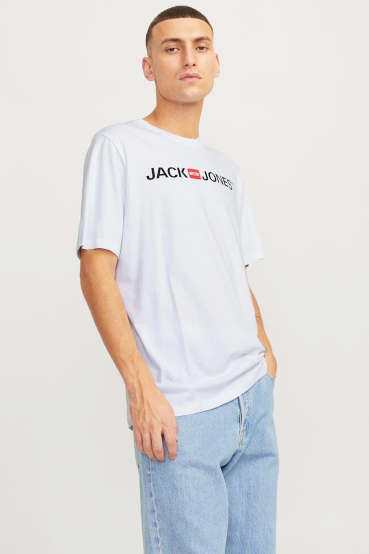 JJECORP OLD LOGO TEE SS O-NECK  NOOS BEYAZ