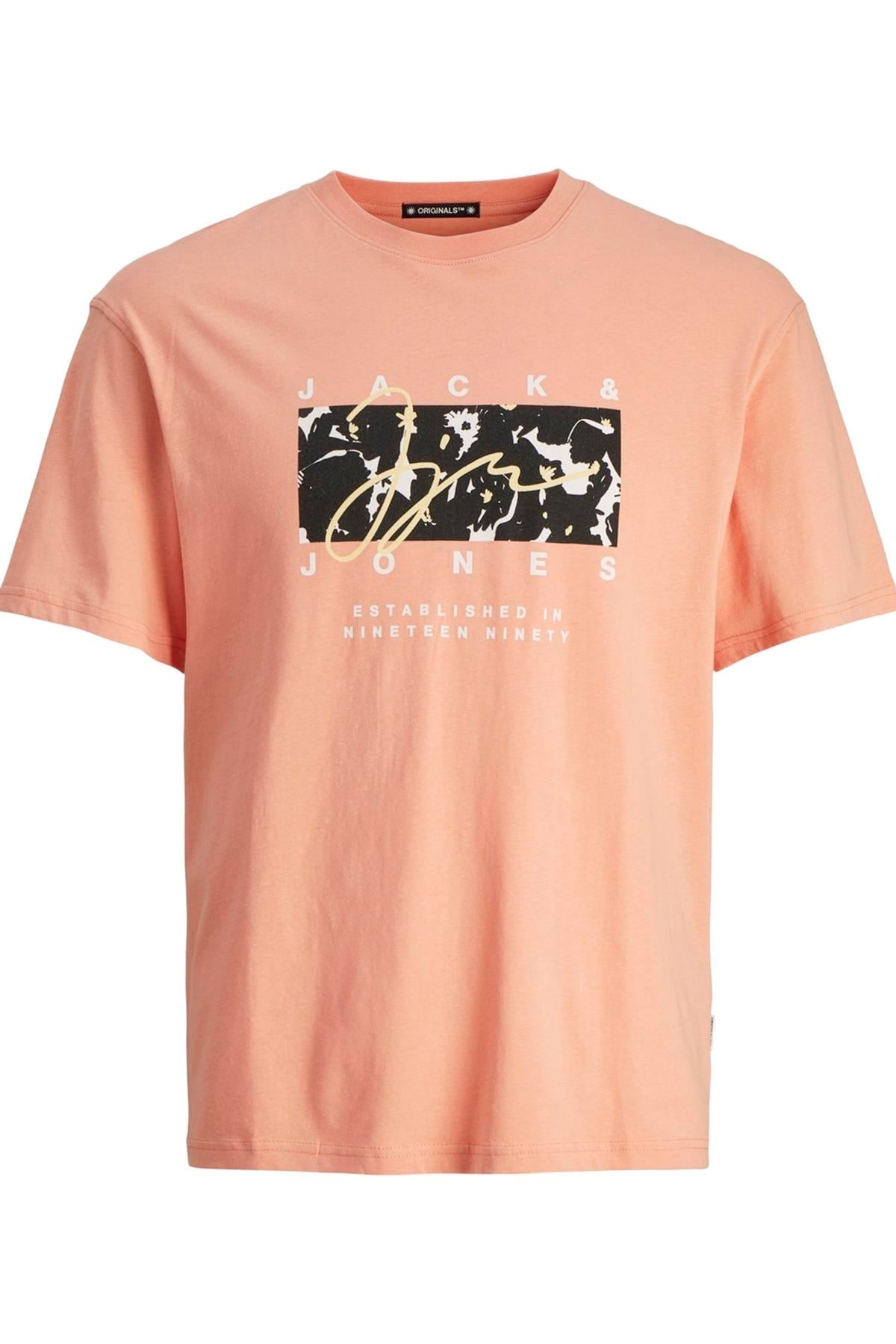 JORARUBA AOPBRANDING TEE SS CREW NECK LN TURUNCU