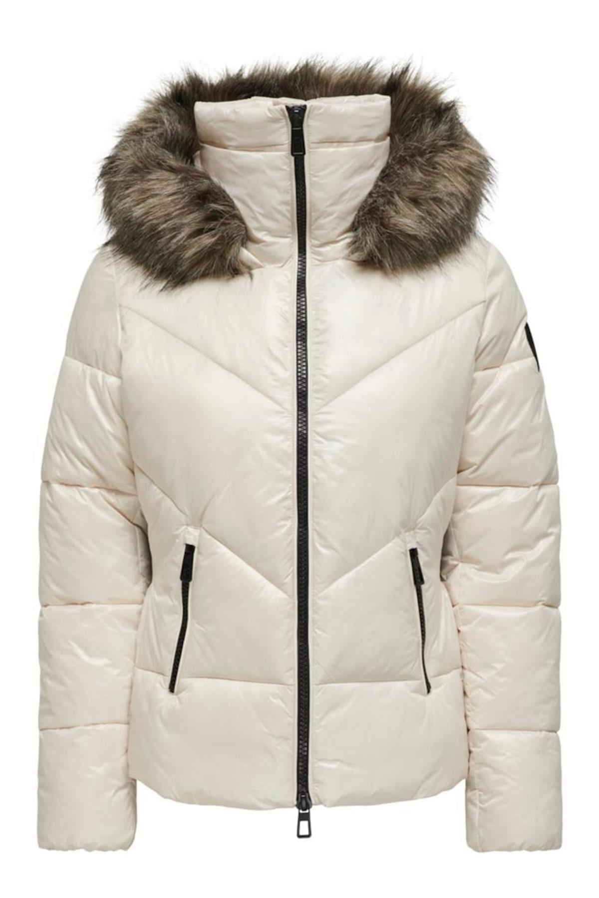 ONLFEVER SHORT PUFFER LIFE CC OTW BEYAZ15322003