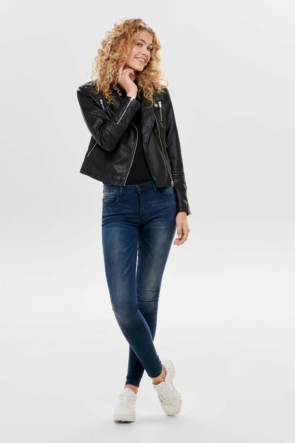 ONLGEMMA FAUX LEATHER BIKER OTW NOOS 