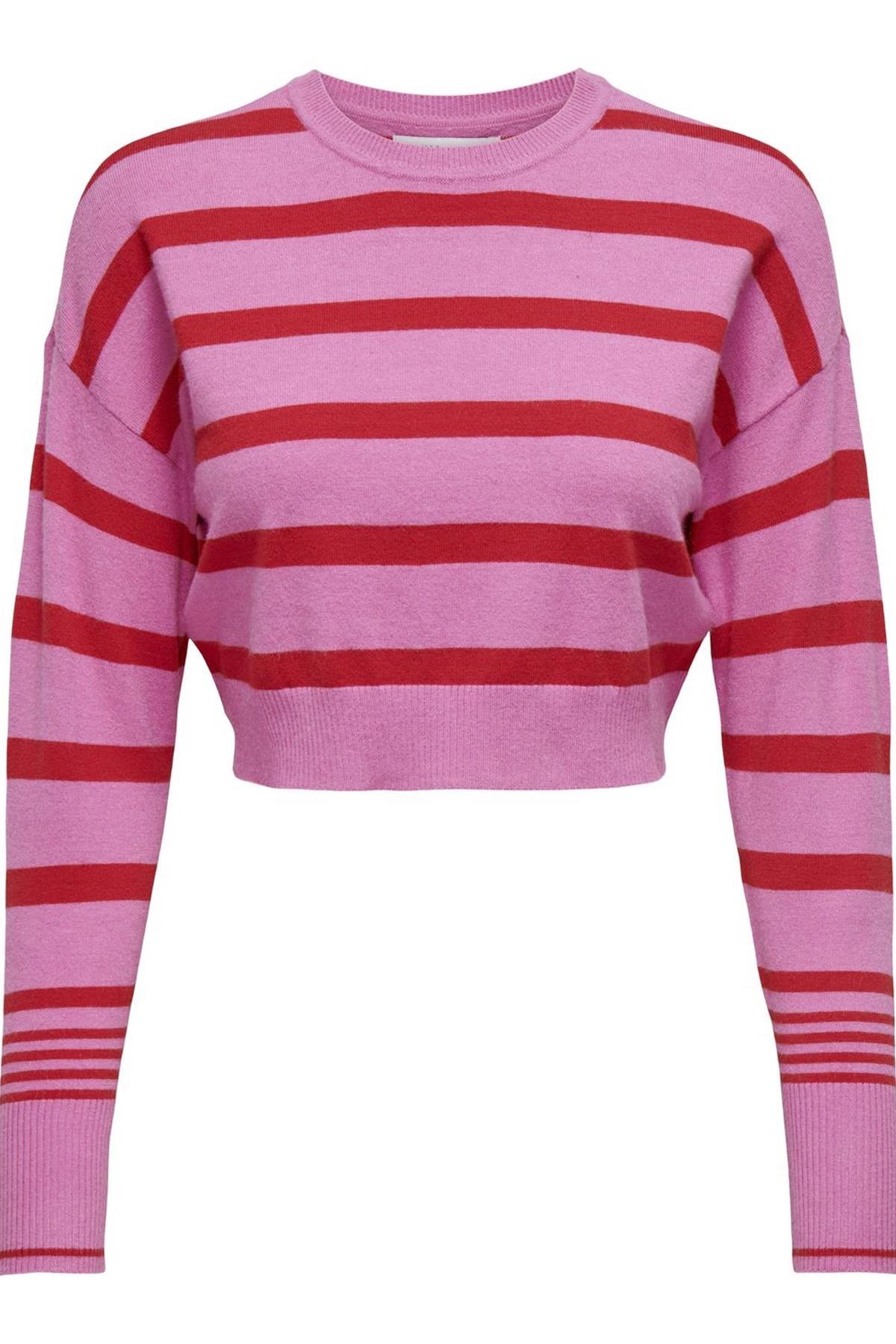 ONLIBI LS CROPPED PULLOVER CC KNT 