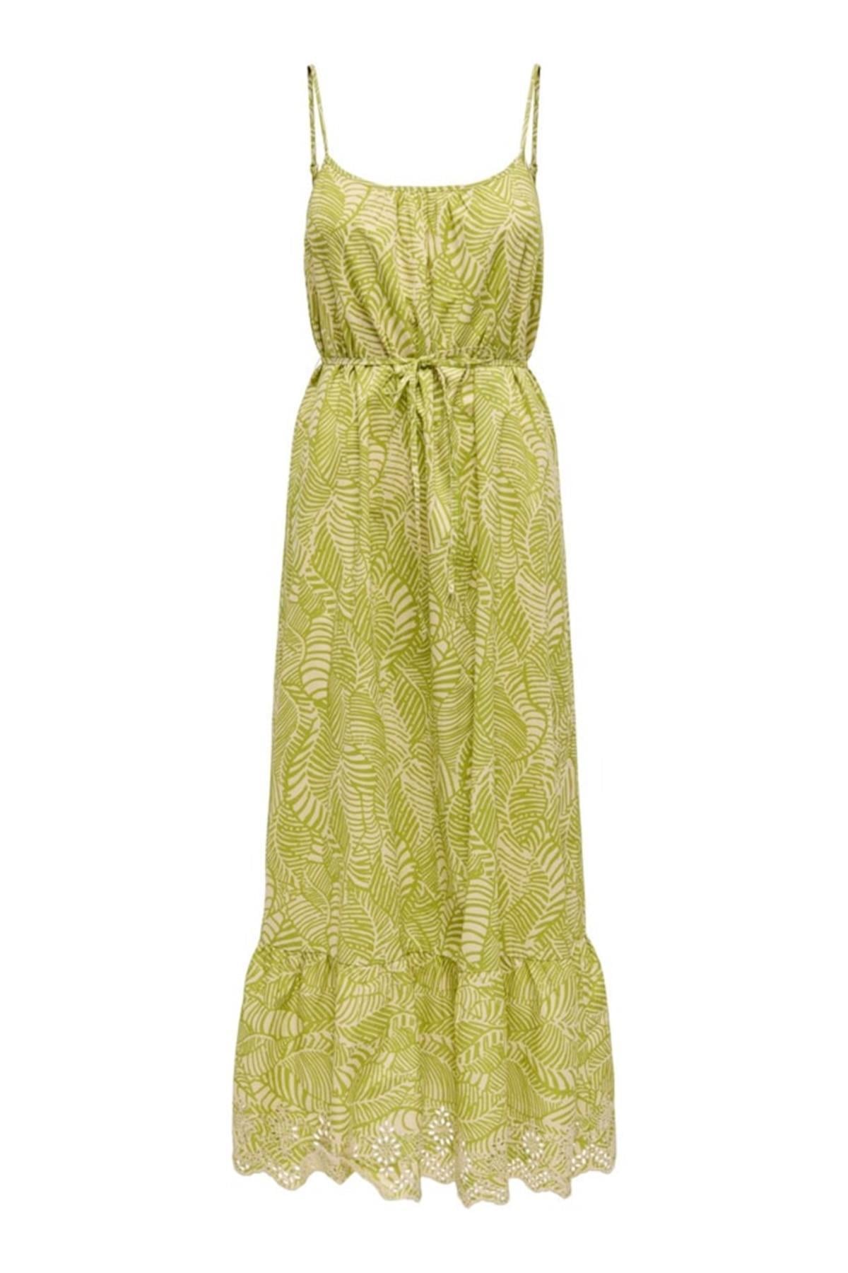 ONLLOU LIFE EMB STRAP ANKEL DRESS PTM AÇIK YEŞİL