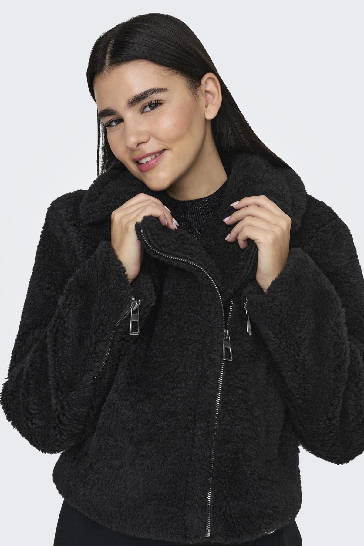 ONLVERONA TEDDY JACKET OTW SİYAH15325941