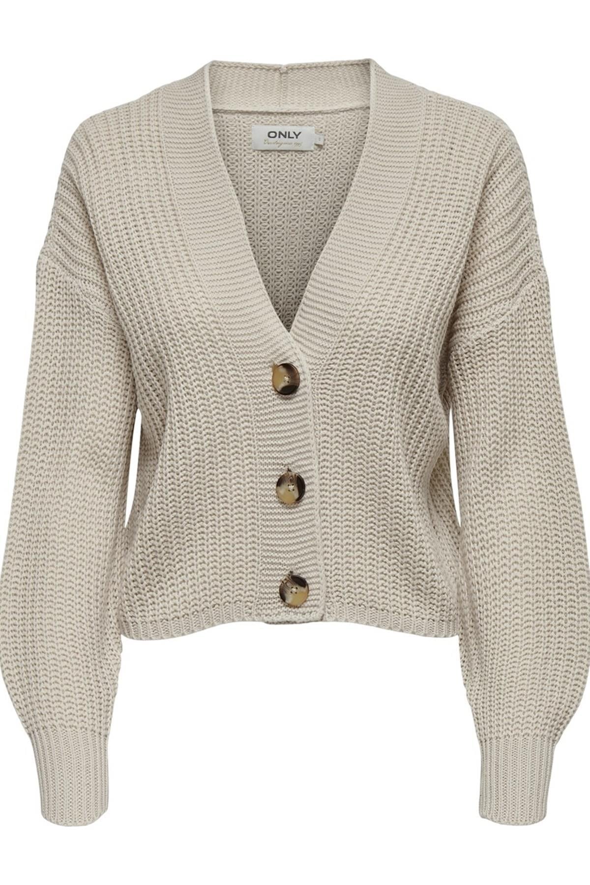 ONLY ONLCAROL NICE L/S CARDIGAN KNT NOOS 15211521 KREM