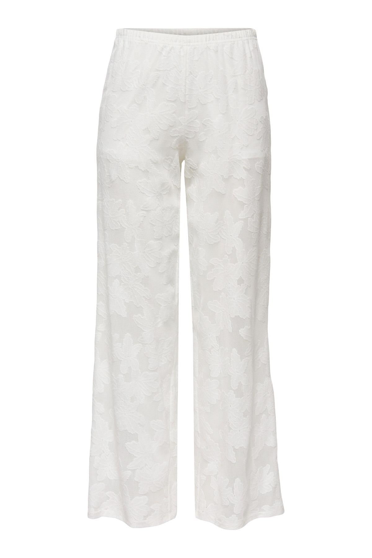 Only ONLMIRABELLA Kadın Geniş Paça Dantel Pantolon 