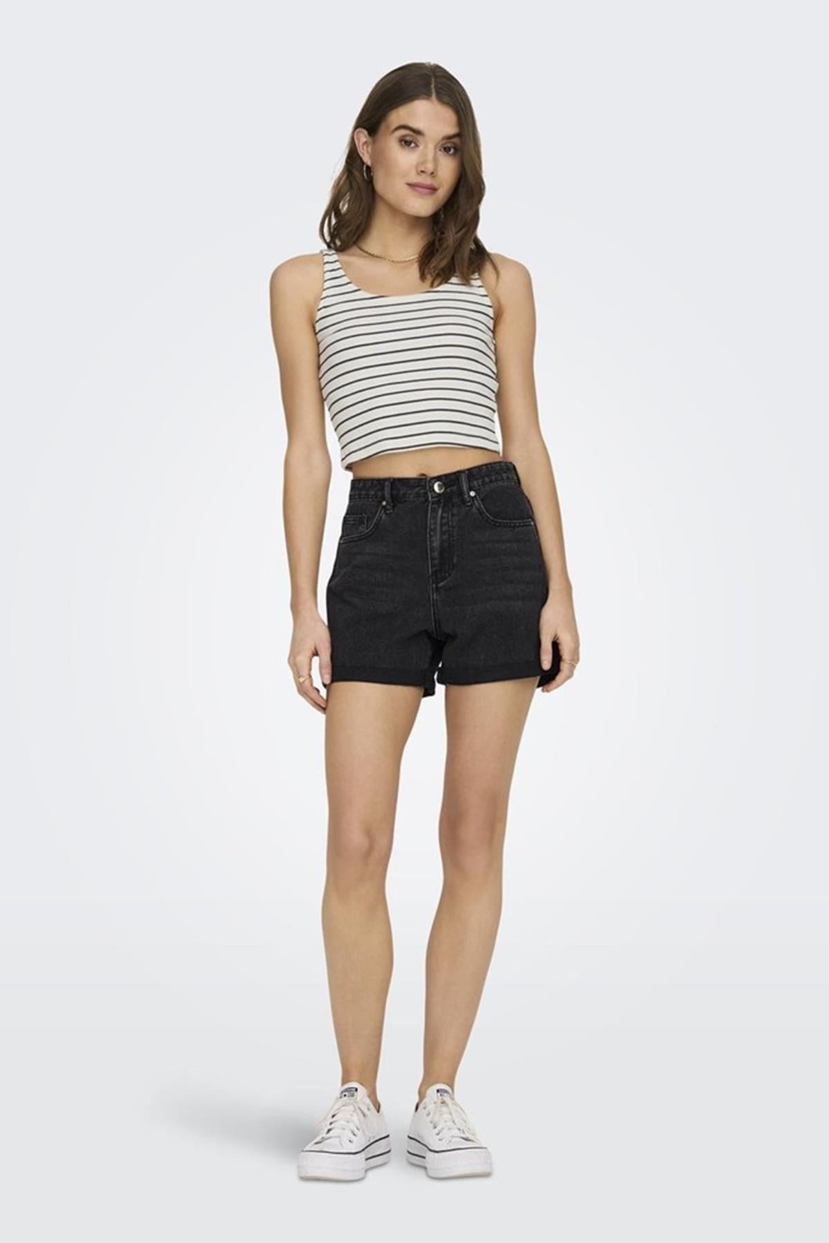 ONLY ONLPHINE DNM SHORTS MAS0003 NOOS 15196226 SİYAH