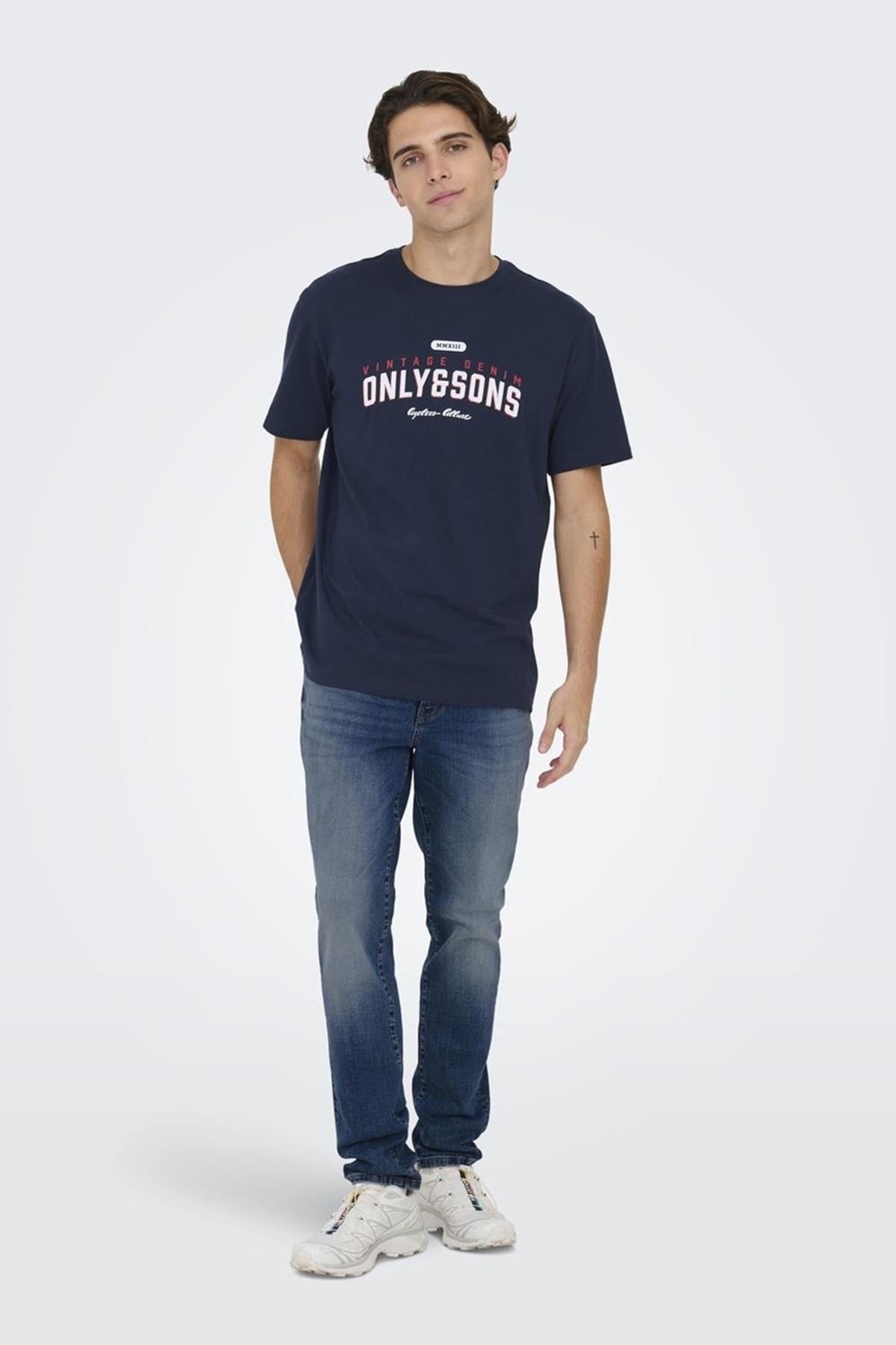 ONLY & SONS ONSLOOM SLIM ONE MBD 6466 AZG DNM VD 22026466 MAVİ