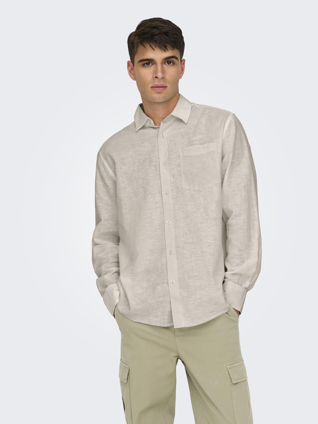 ONSCAIDEN LIFE REG LS 1 PKT SHIRT NOOS TAŞ
