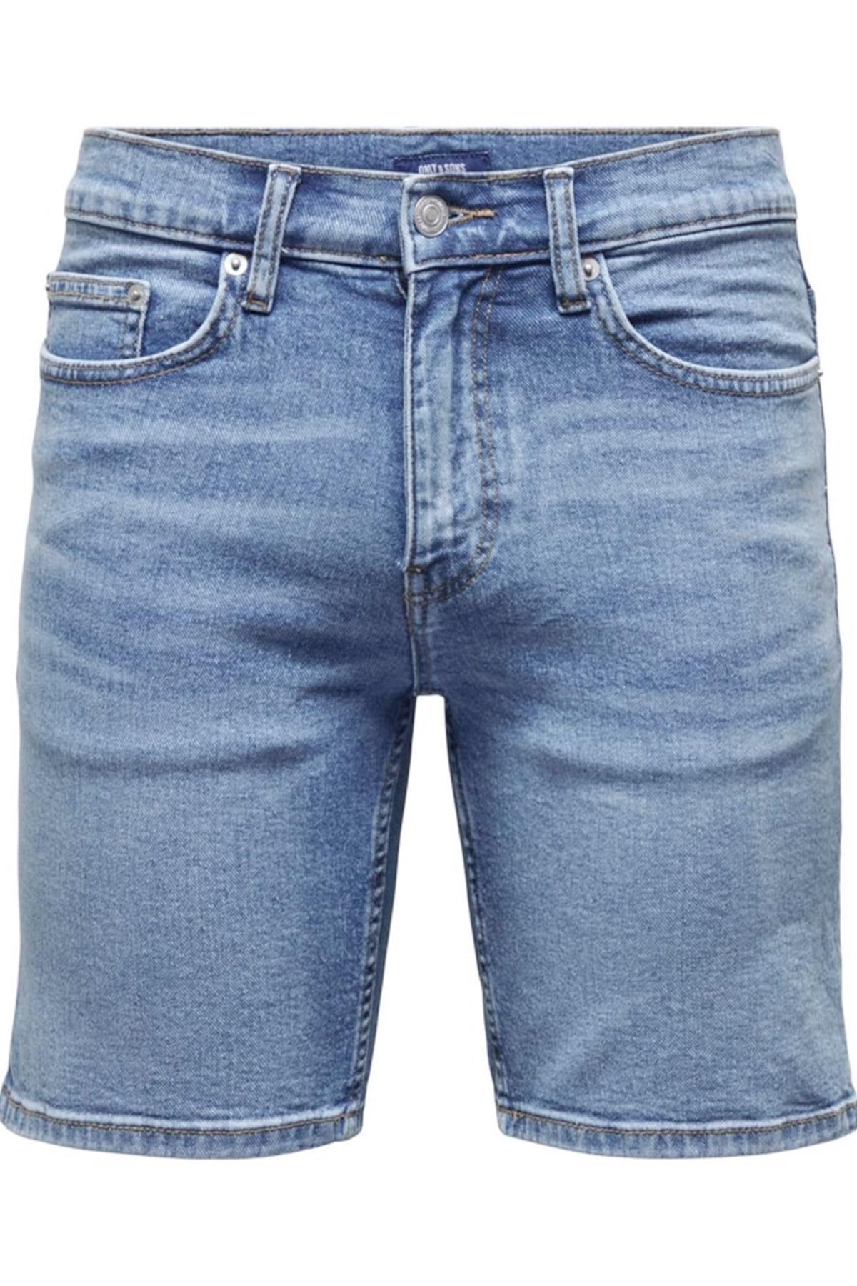 ONSWEFT MBD 7625 PIM DNM SHORTS VD MAVİ