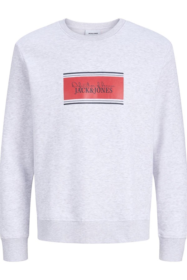 Jack & Jones JJBUSTER Erkek Bisiklet Yaka Sweatshirt Günlük Rahat 