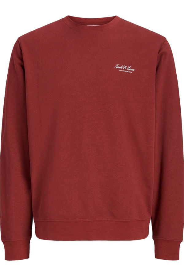 Jack & Jones JJEARCHIVE Graphic Erkek Baskılı Bisiklet Yaka Sweatshirt Günlük Rahat 