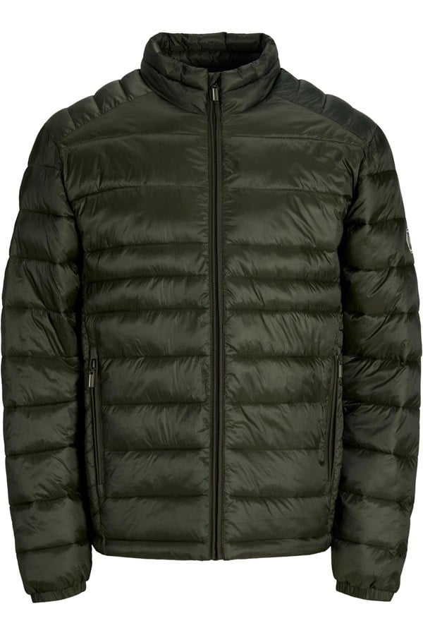 Jack & Jones JJEKINGSLEY Erkek Hafif Şişme Mont Dik Yaka Günlük Rahat 