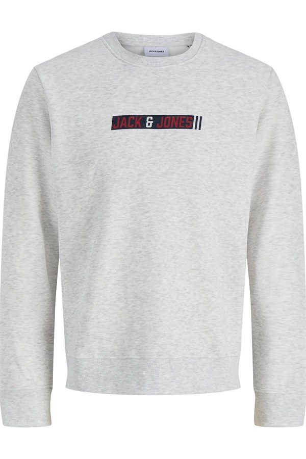 Jack & Jones JJMUNK Erkek Bisiklet Yaka Sweatshirt Rahat Günlük 