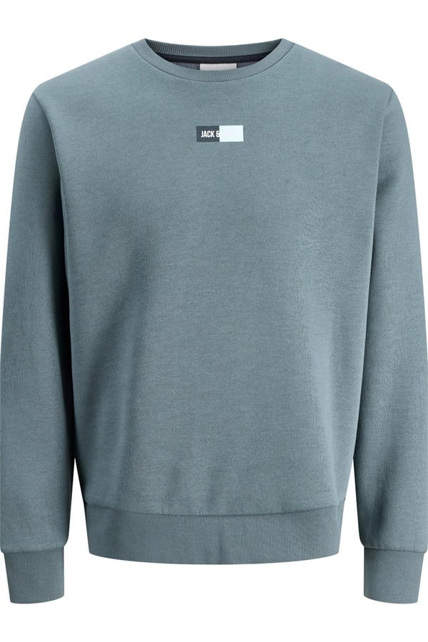 Jack & Jones JJPAN Erkek Bisiklet Yaka Sweatshirt Günlük Rahat 