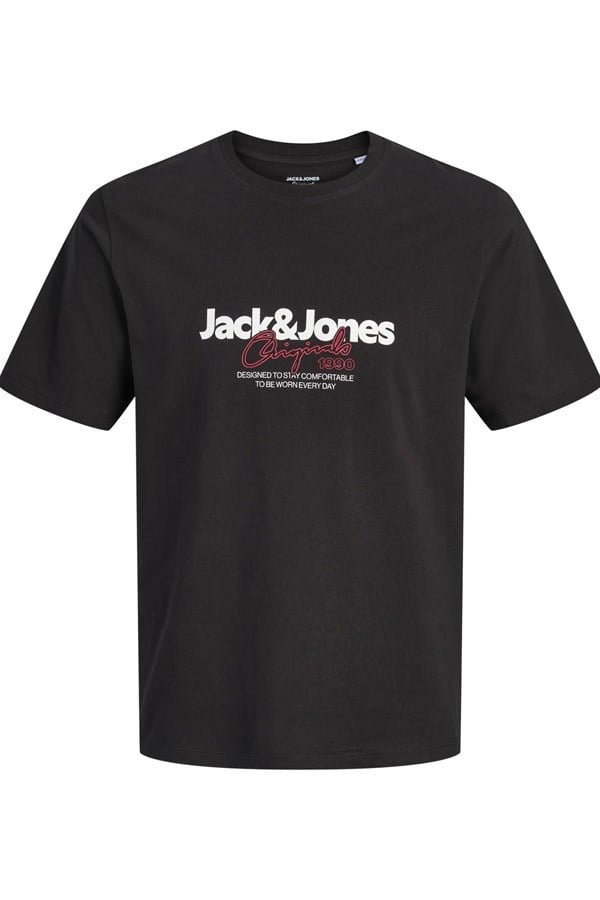 Jack & Jones JORCASSIS Erkek Tişört Bisiklet Yaka Kısa Kollu Rahat Günlük 