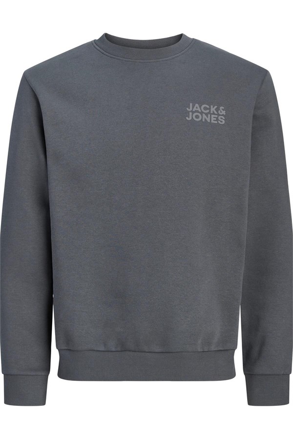 Jack & Jones JORLOGO Erkek Bisiklet Yaka Logolu Sweatshirt Rahat Günlük 