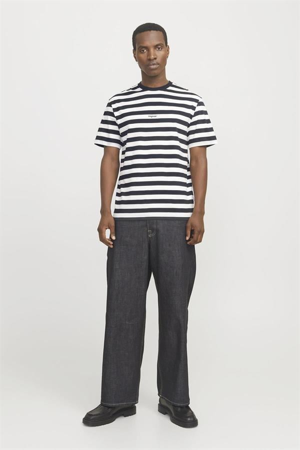 JORVESTERBRO NEWTON STRIPE TEE SS CN SİYAH-BEYAZ