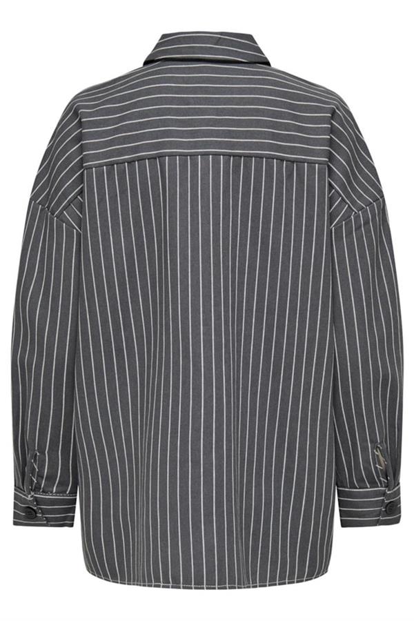 ONLDOLLAS L/S STRIPE SHIRT CC PNT GRİ15328496