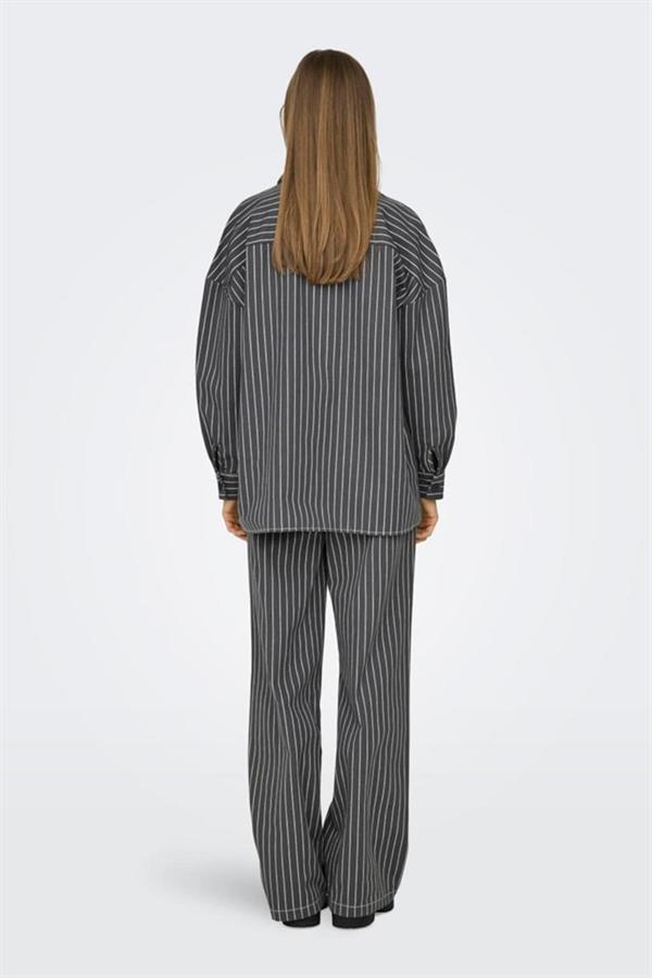 ONLDOLLAS L/S STRIPE SHIRT CC PNT GRİ15328496