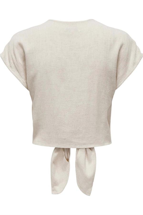 ONLSIESTA SS KNOT LIN BL SHIRT PNT NOOS 