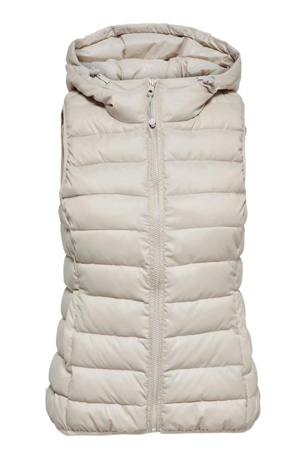 ONLNEWTAHOE HOOD WAISTCOAT OTW NOOS BEJ