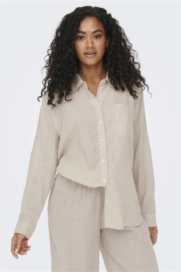 ONLTOKYO LIFE L/S LIN BL SHIRT PNT NOOS 