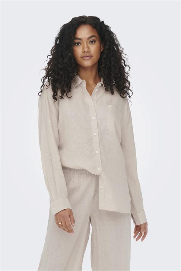 ONLTOKYO LIFE L/S LIN BL SHIRT PNT NOOS 