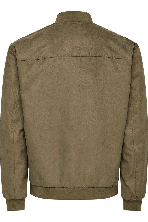 Only & Sons ONSLUCAS Erkek Süet Görünümlü Bomber Ceket Günlük Rahat Şık 