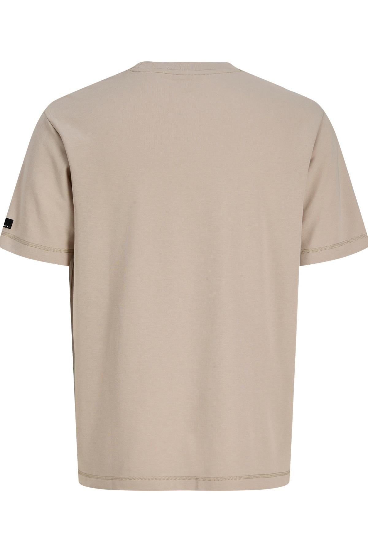 Jack & Jones Core Erkek Tişört Logo Detaylı Kısa Kollu Bisiklet Yaka 