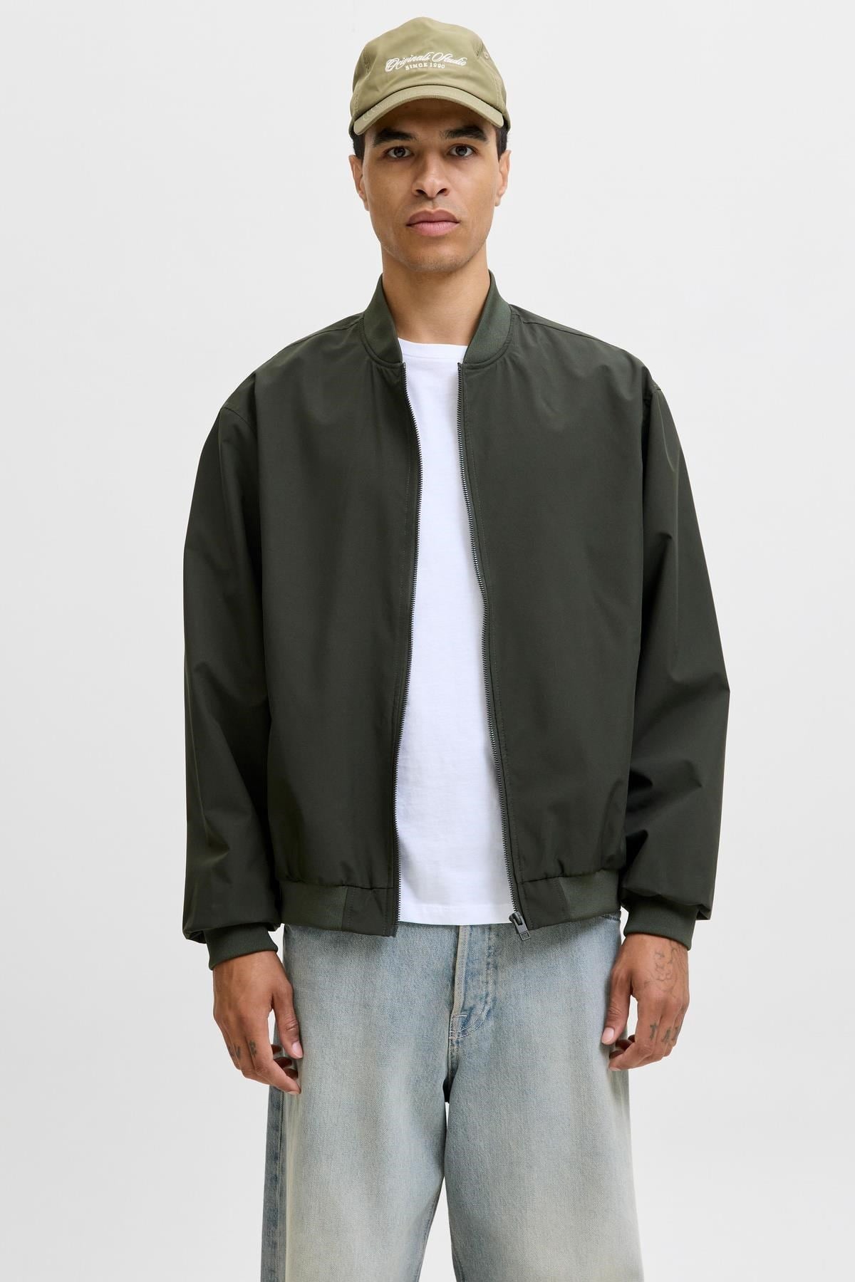 Jack & Jones Erkek Fermuarlı Bomber Mont – JJECHARGE 